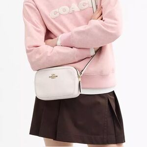 Coach Cream Leather Crossbody Bag